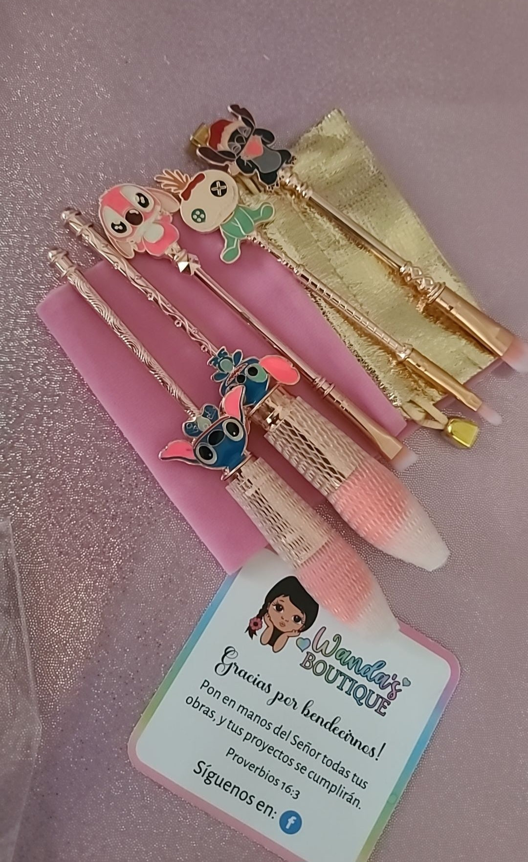 Themed makeup brushes