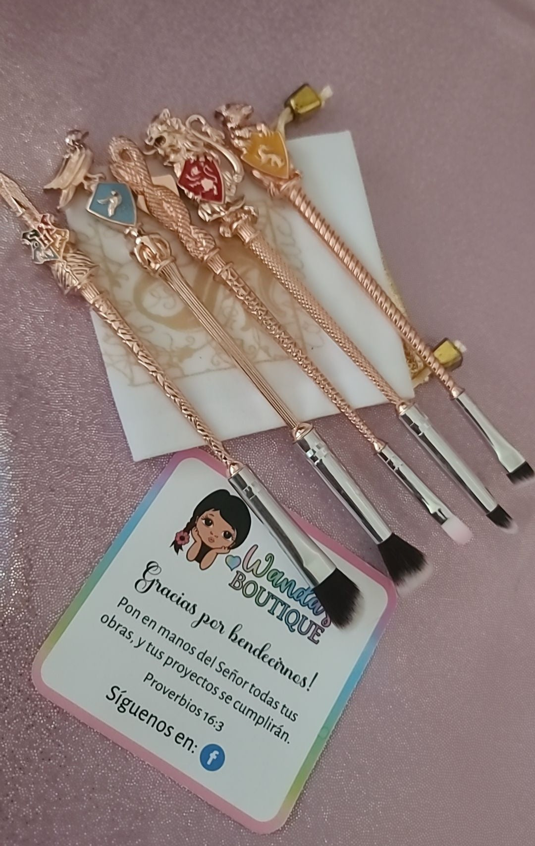 Themed makeup brushes